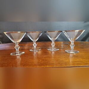MCM 1960's era Brookmere Glastonbury Lotus Champagne  4.5" tall